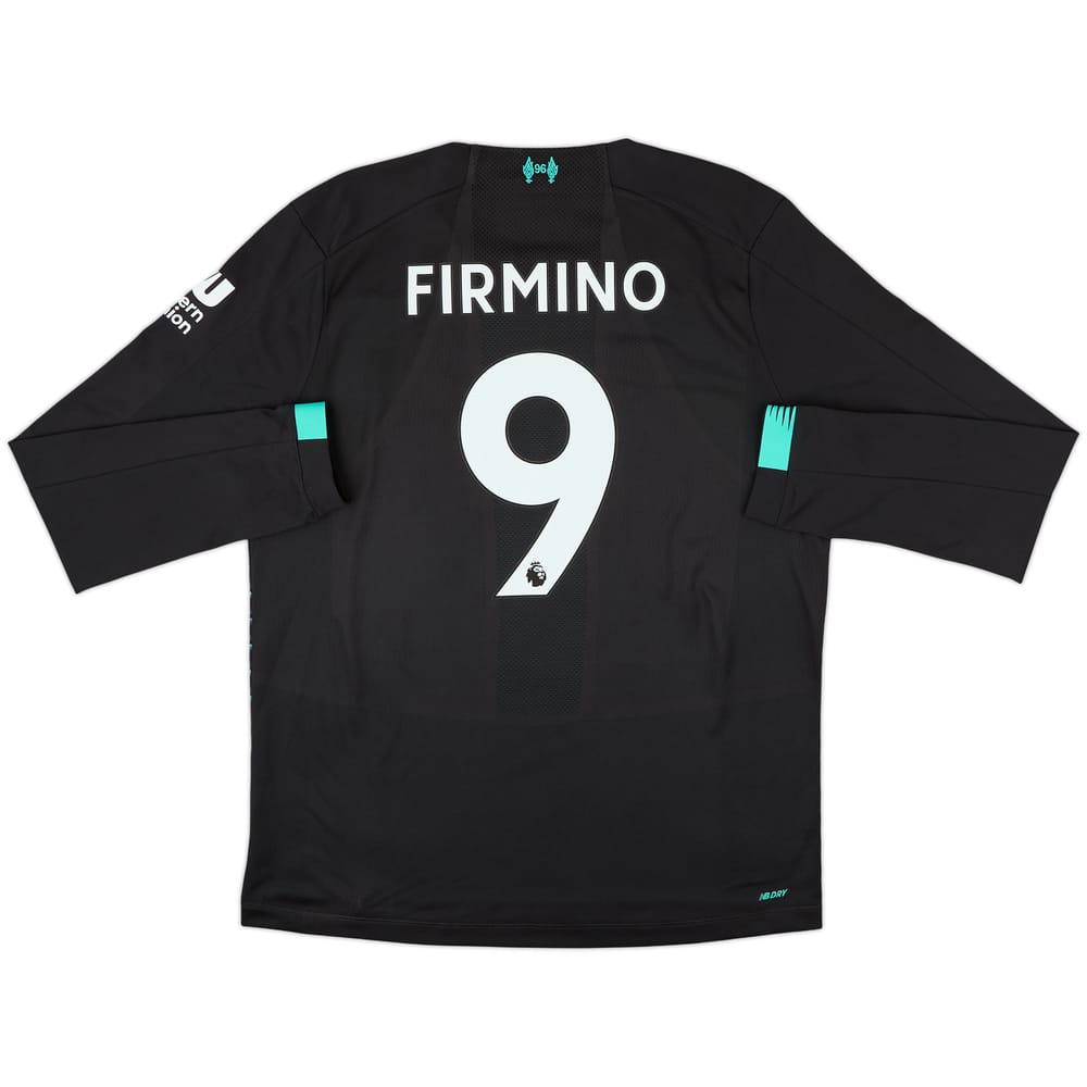 2019-20 Liverpool Third L/S Shirt Firmino #9 - 9/10 - (L)