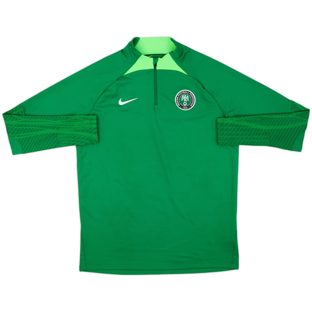 2022-24 Nigeria Nike 1/4 Zip Drill Top - 10/10 - (L)