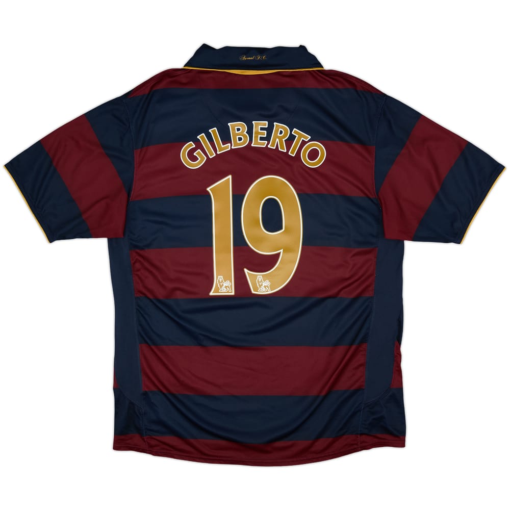 2007-08 Arsenal Third Shirt Gilberto #19 - 9/10 - (L)