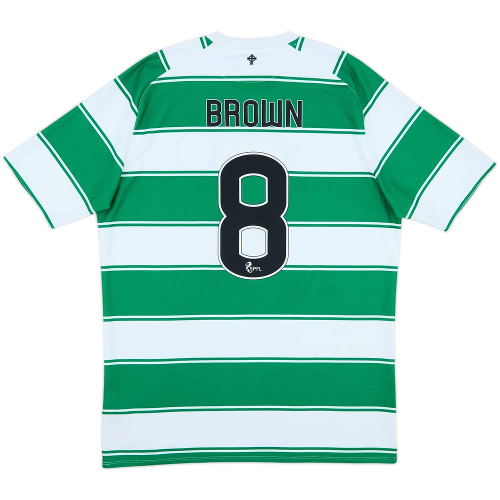 2015-16 Celtic Home Shirt Brown #8 - 7/10 - (L)