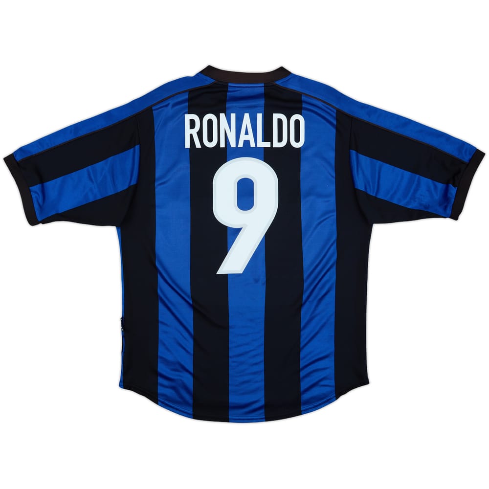 1999-00 Inter Milan Home Shirt Ronaldo #9 - 5/10 - (M)