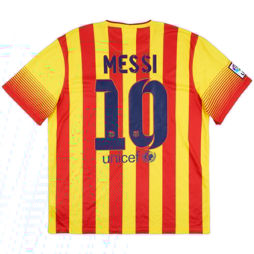 2013-15 Barcelona Away Shirt Messi #10 - 8/10 - (XL)