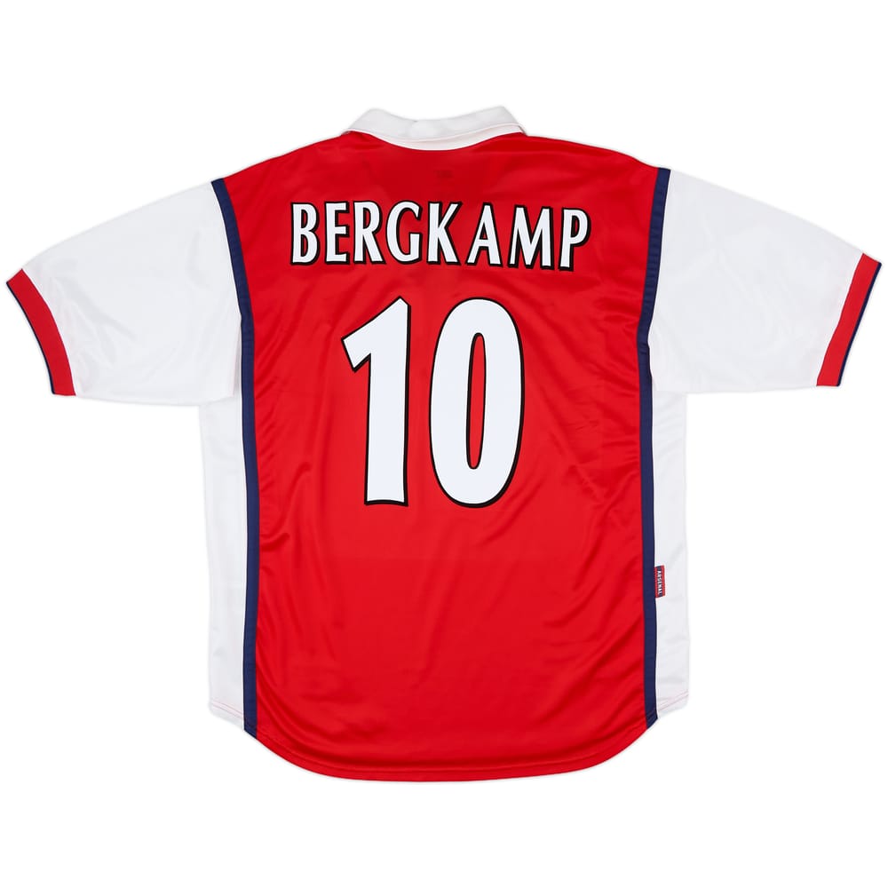 1998-99 Arsenal Home Shirt Bergkamp #10 - 8/10 - (L)
