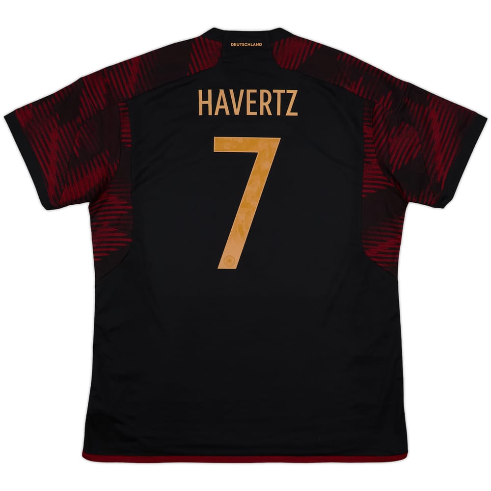 2022-23 Germany Away Shirt Havertz #7 - 8/10 - (XL)