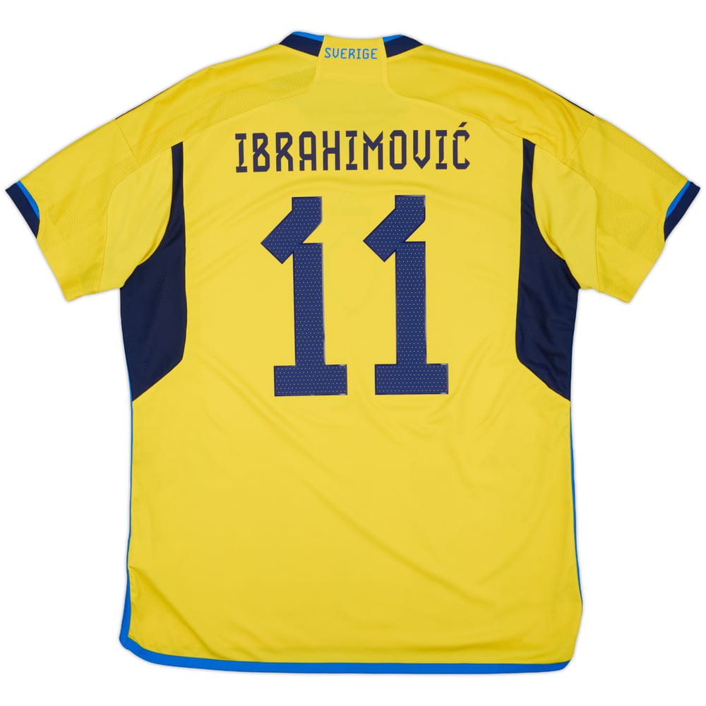2022-23 Sweden Home Shirt Ibrahimovic #11 - 8/10 - (XL)