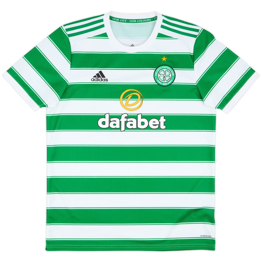 2021-22 Celtic Home Shirt - 10/10 - (L)