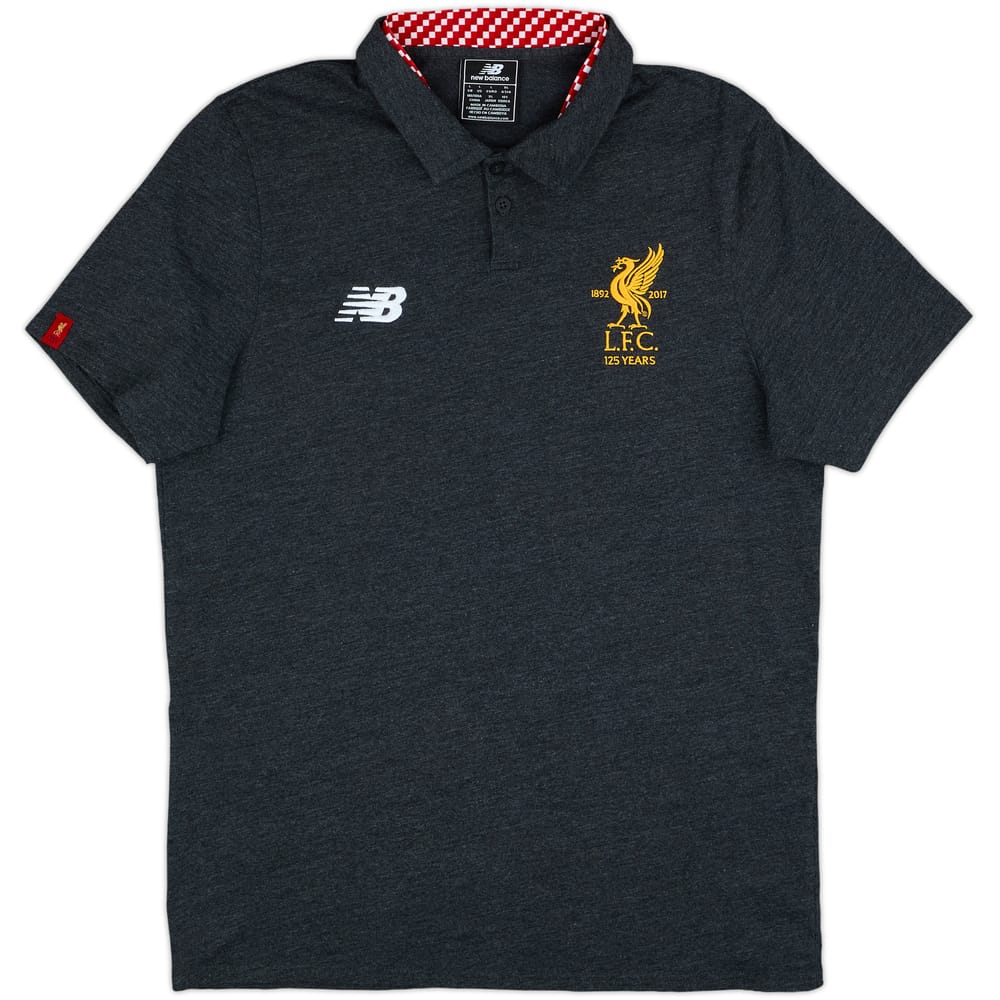 2017-18 Liverpool New Balance Polo Shirt - 9/10 - (L)
