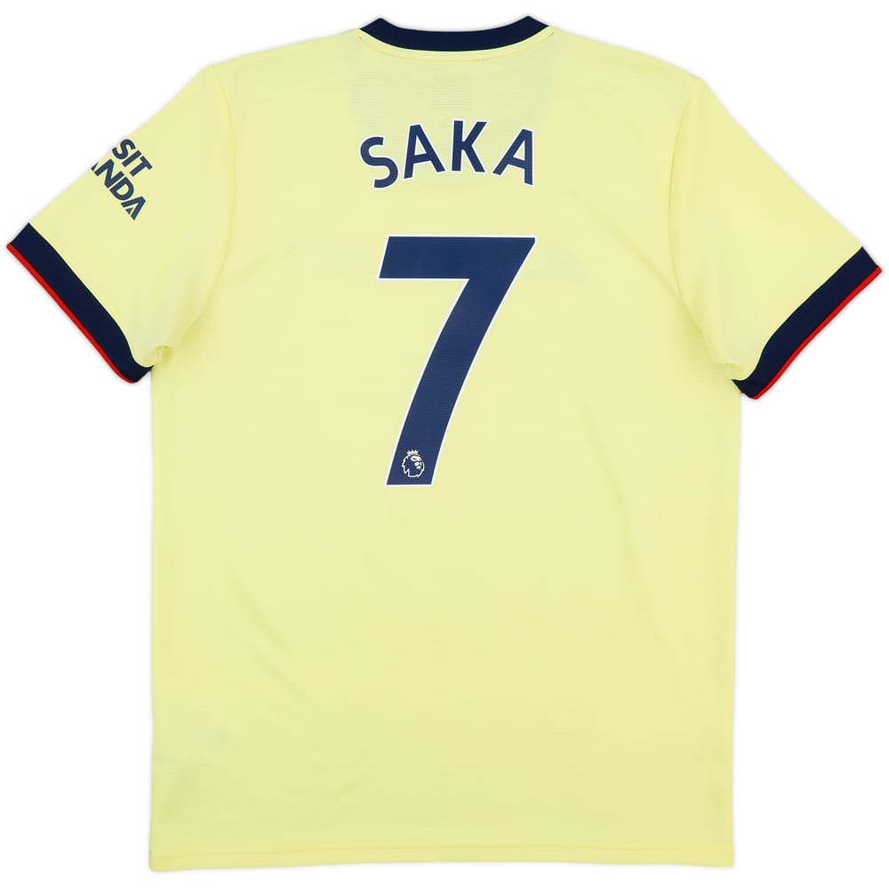 2021-22 Arsenal Away Shirt Saka #7 - 8/10 - (L)