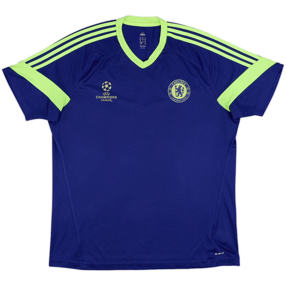 2014-15 Chelsea CL adidas Training Shirt - 9/10 - (XL)