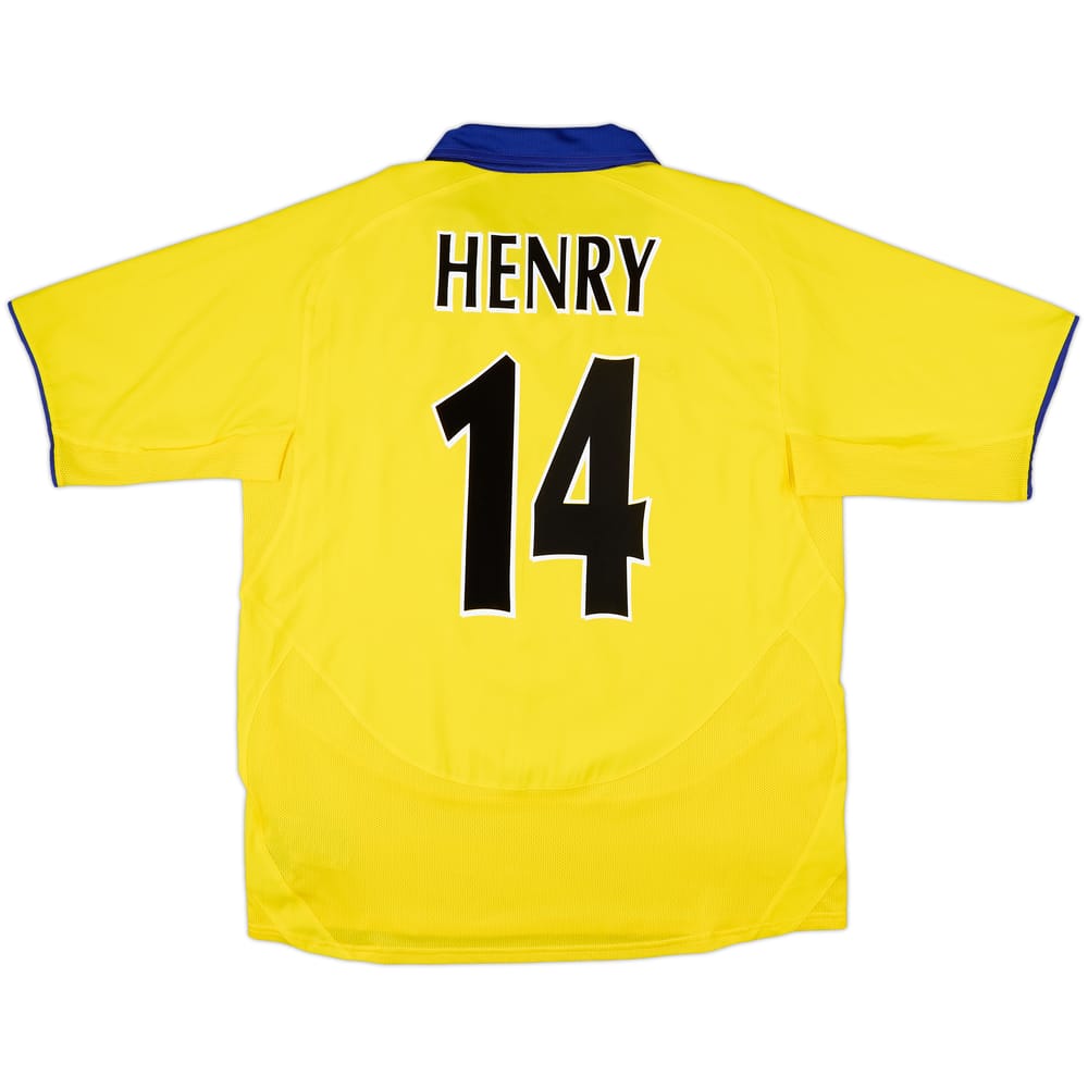 2003-05 Arsenal Away Shirt Henry #14 - 9/10 - (L)