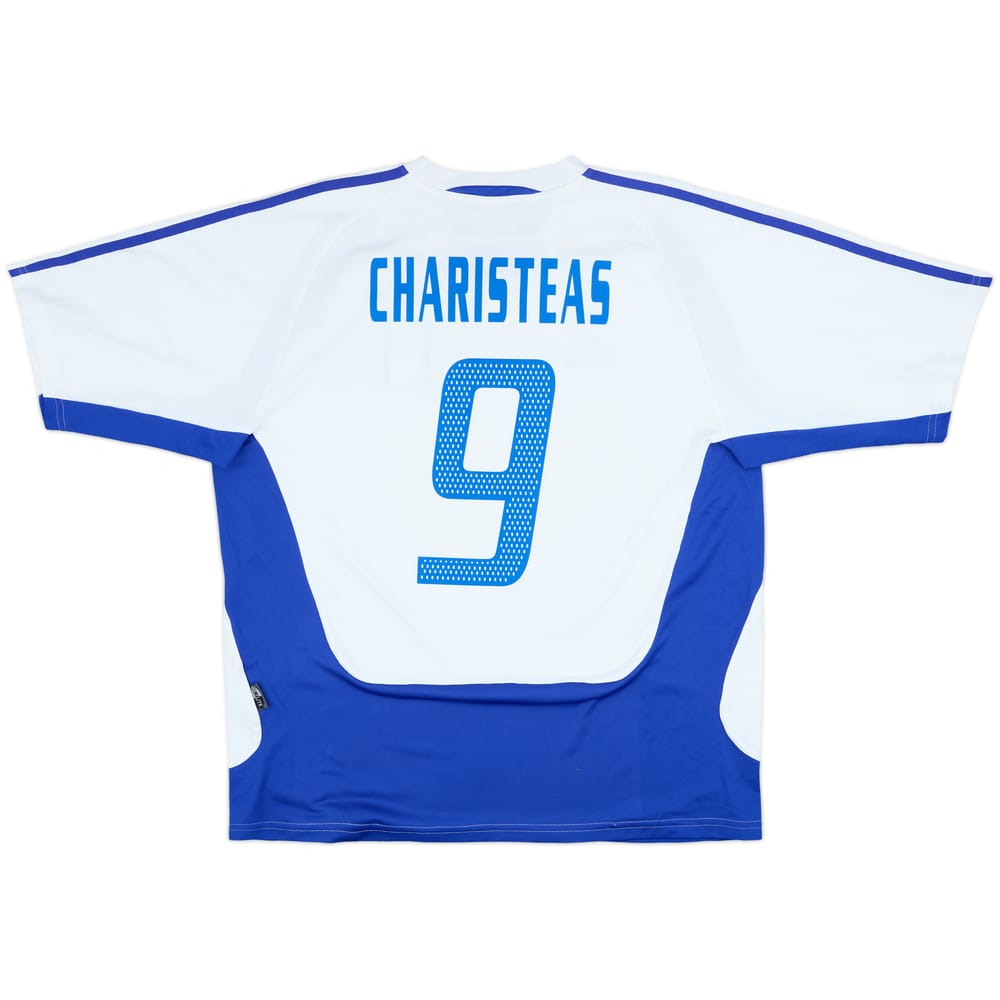 2004-06 Greece Away Shirt Charisteas #9 - 7/10 - (XL)