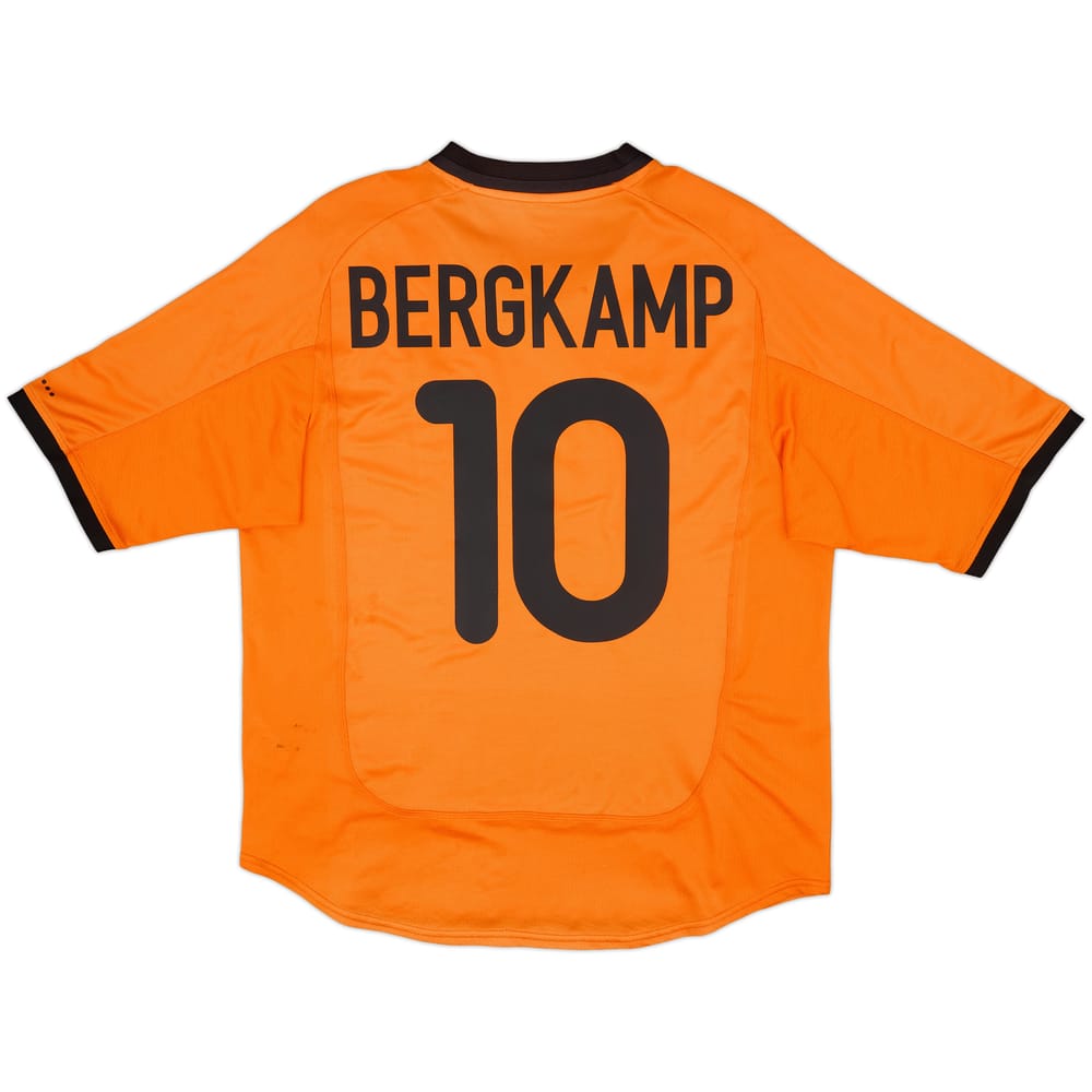 2000-02 Netherlands Home Shirt Bergkamp #10 - 7/10 - (L)