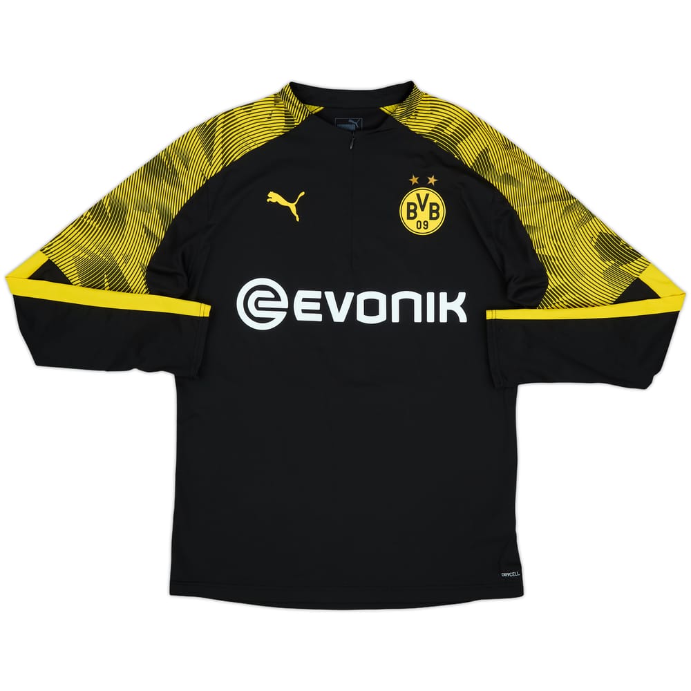 2019-20 Borussia Dortmund Puma 1/4 Zip Drll Top - 8/10 - (L)