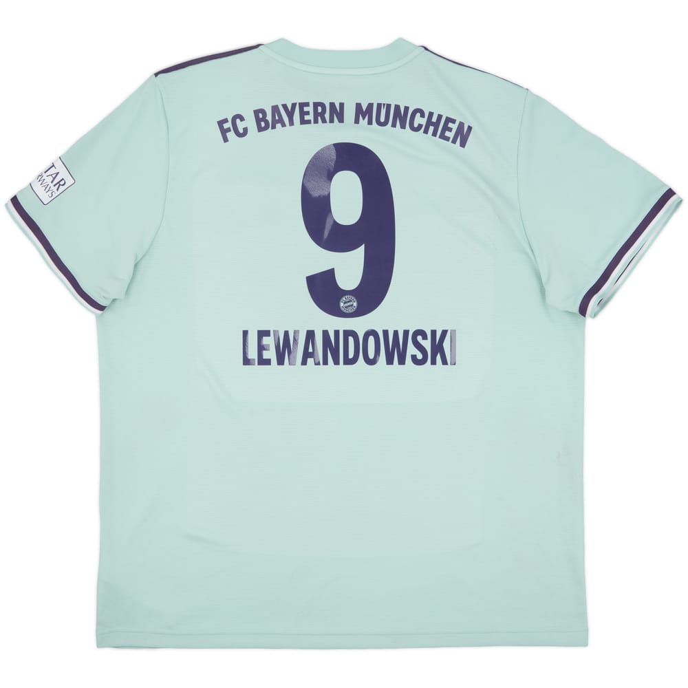 2018-19 Bayern Munich Away Shirt Lewandowski #9 - 8/10 - (XXL)