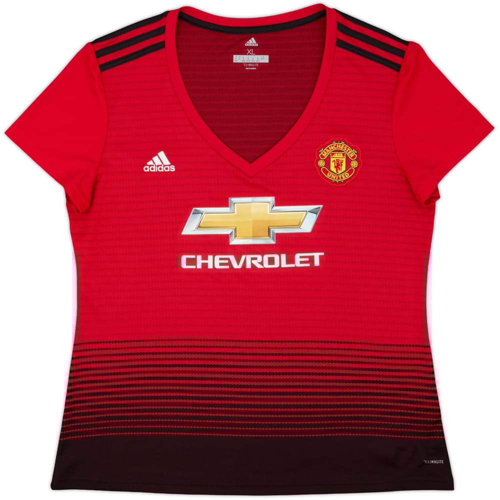 2018-19 Manchester United Home Shirt - 10/10 - (Women's XL)