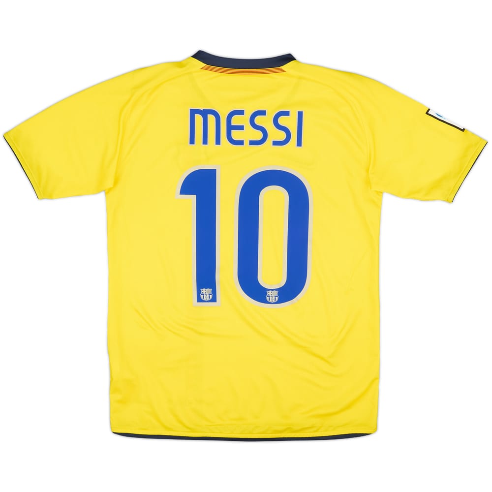 2008-10 Barcelona Away Shirt Messi #10 - 8/10 - (XL.Boys)