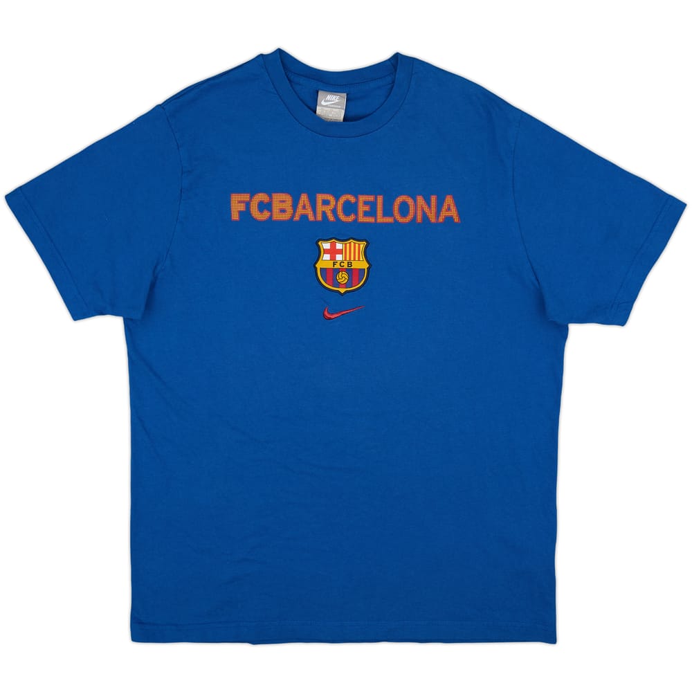 2009-10 Barcelona Nike Cotton Tee - 9/10 - (XL)