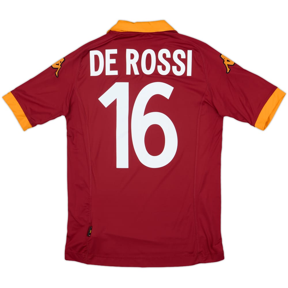 2012-13 Roma Home Shirt De Rossi #16 - 10/10 - (M)
