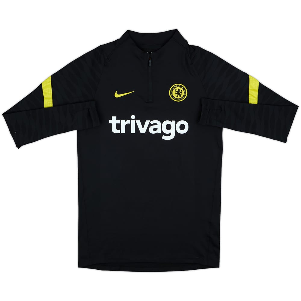2021-22 Chelsea Nike 1/4 Zip Training Top - 7/10 - (S)