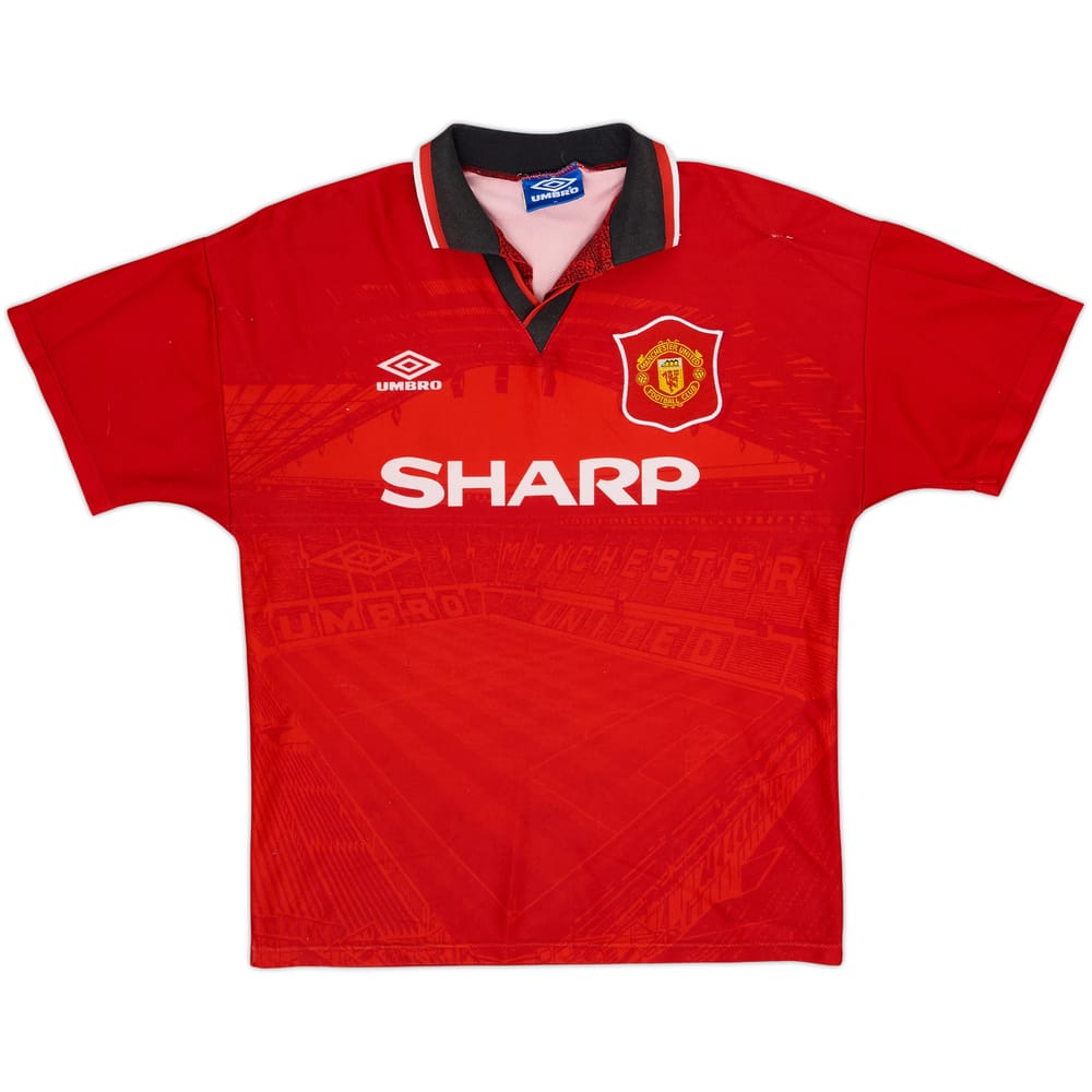 1994-96 Manchester United Home Shirt - 5/10 - (M)