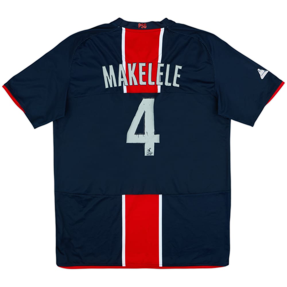 2008-09 Paris Saint-Germain Home Shirt Makelele #4 - 5/10 - (L)