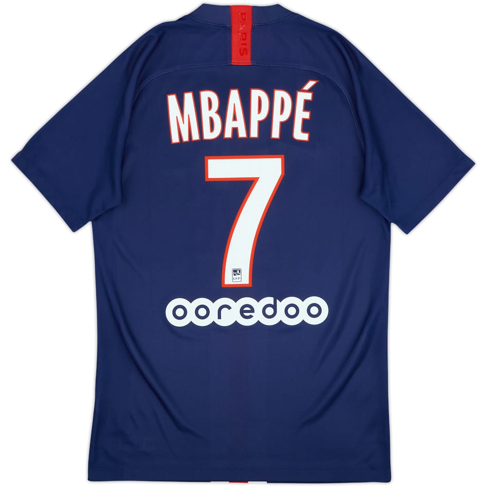 2019-20 Paris Saint-Germain Home Shirt Mbappe #7 - 8/10 - (S)