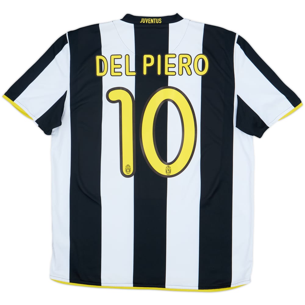 2008-09 Juventus Home Shirt Del Piero #10 - 7/10 - (L)