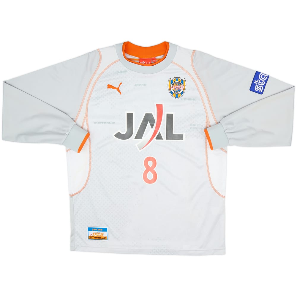 2005-06 Shimizu S-Pulse Away L/S Shirt #8 - 8/10 - (L)