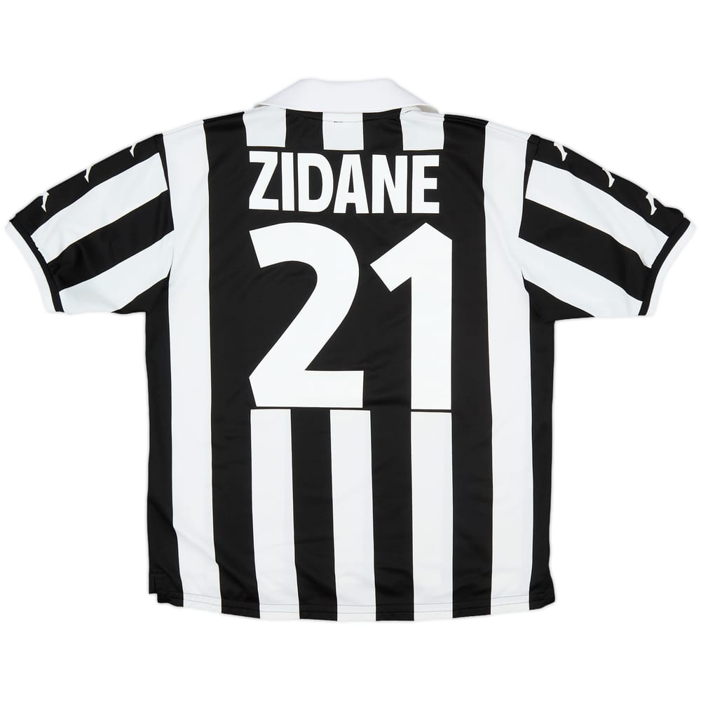 1999-00 Juventus Home Shirt Zidane #21 - 8/10 - (M)