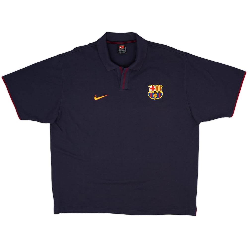 1998-99 Barcelona Nike Polo Shirt - 9/10 - (XXL)