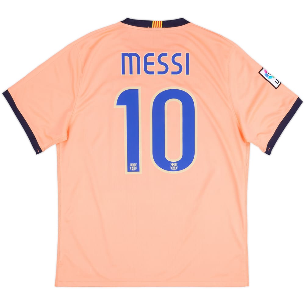 2009-10 Barcelona Away Shirt Messi #10 - 5/10 - (XL)