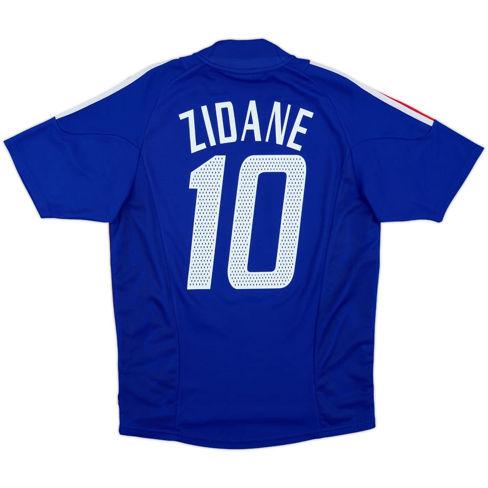 2002-04 France Home Shirt Zidane #10 - 7/10 - (S)