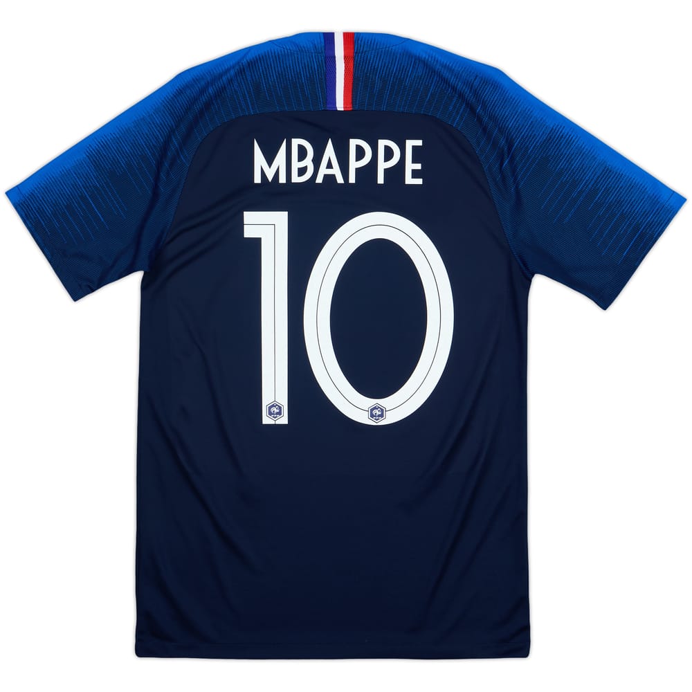 2018 France Home Shirt Mbappe #10 - 8/10 - (S)