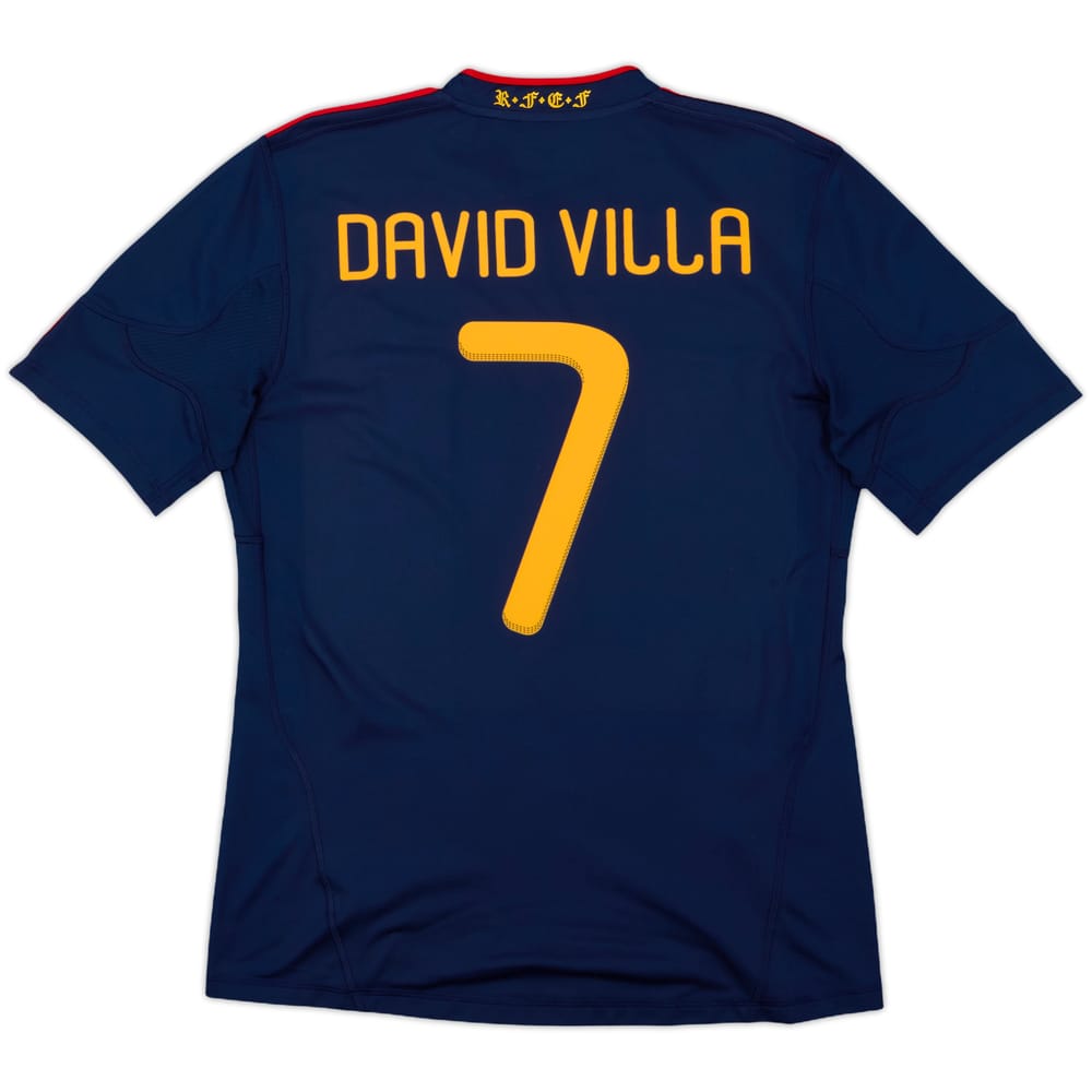 2010-11 Spain Away Shirt David Villa #7 - 8/10 - (M)