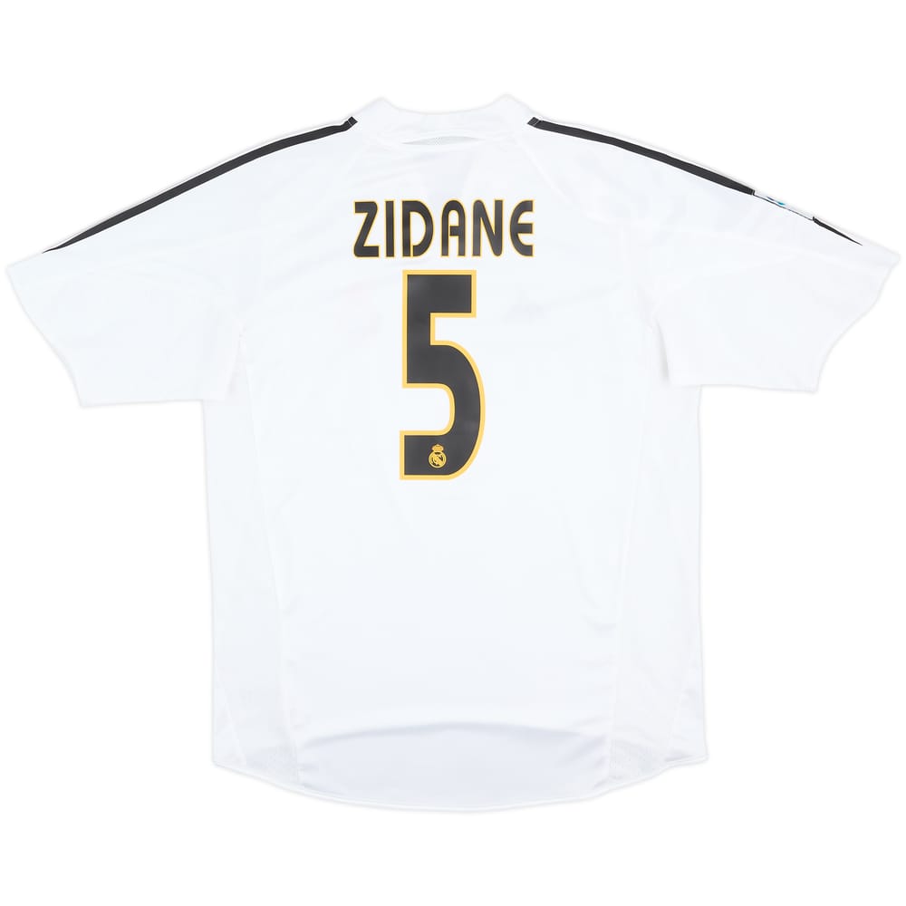 2004-05 Real Madrid Home Shirt Zidane #5 - 10/10 - (M)