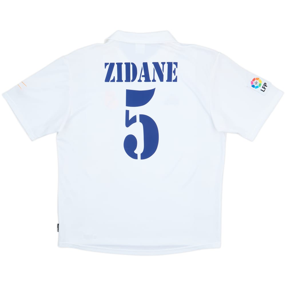 2001 Real Madrid Home Shirt Zidane #5 - 8/10 - (L)
