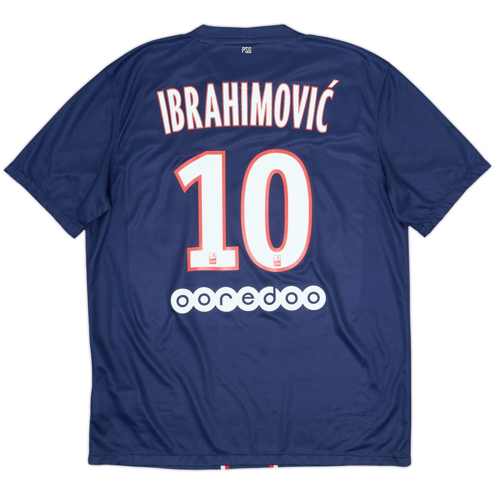 2012-13 Paris Saint-Germain Home Shirt Ibrahimovic #10 - 8/10 - (L)