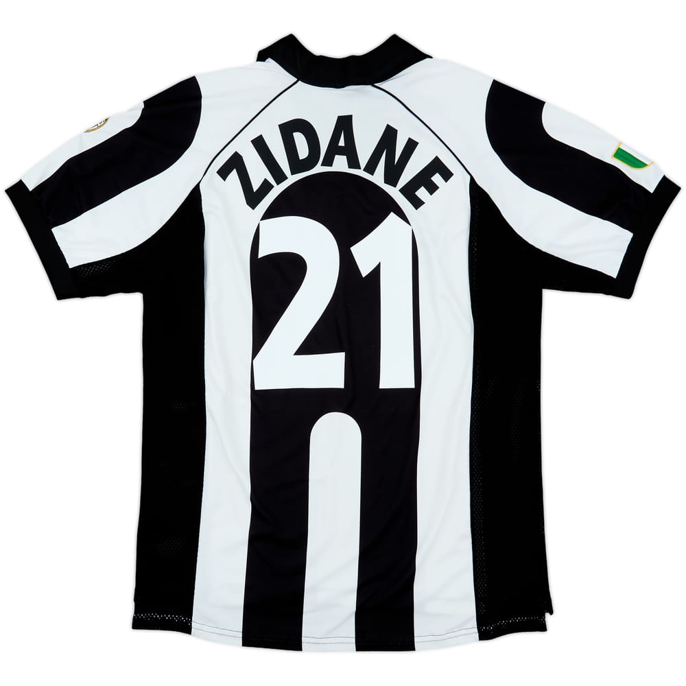 1997-98 Juventus Centenary Home Shirt Zidane #21 - 8/10 - (XL)