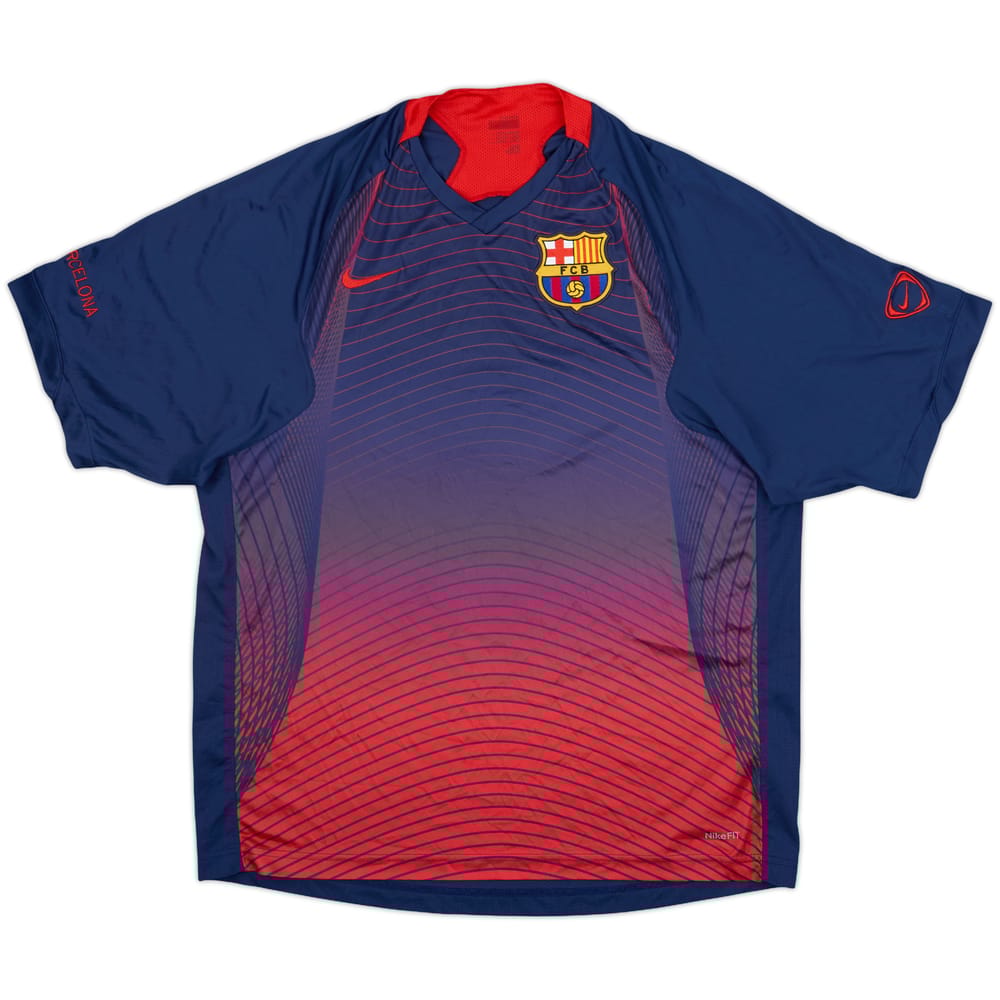 2006-07 Barcelona Nike Training Shirt - 8/10 - (L)