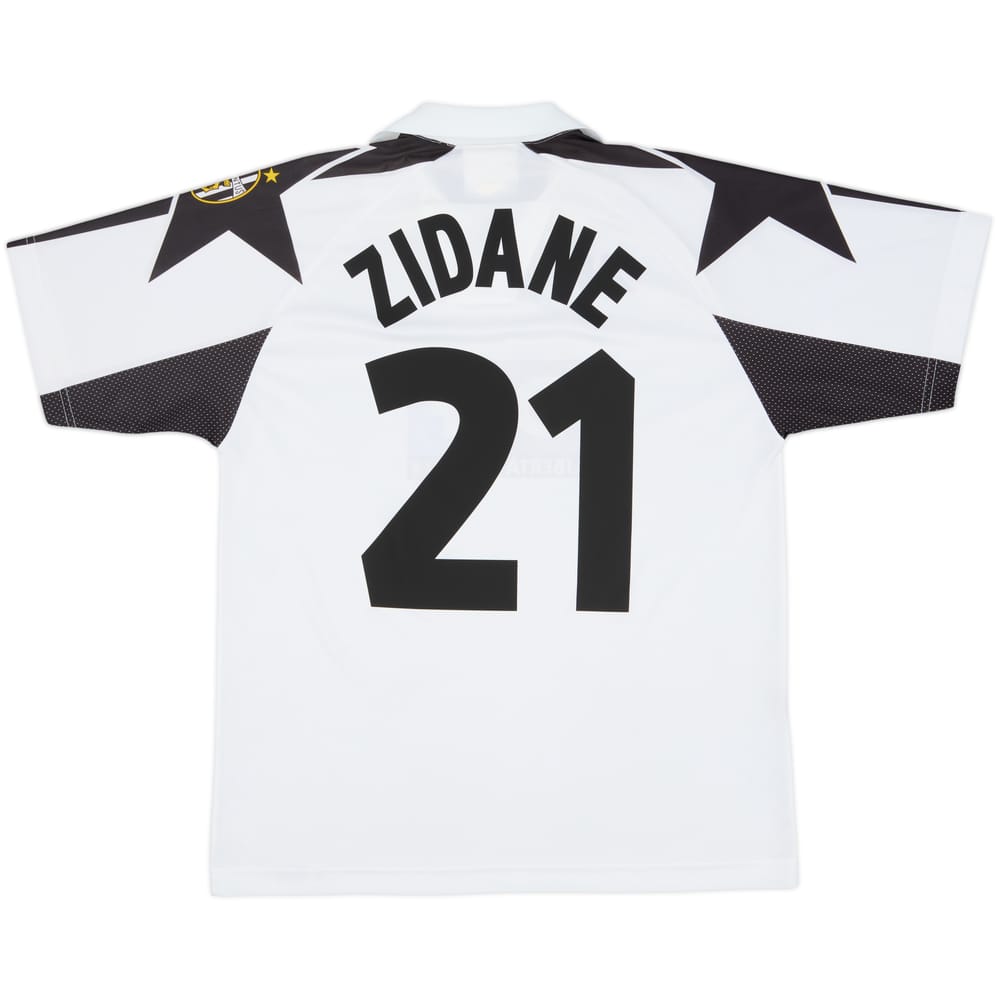 Camiseta de visitante básica del Juventus 1998-99 Zidane #21 - 9/10 - (L)
