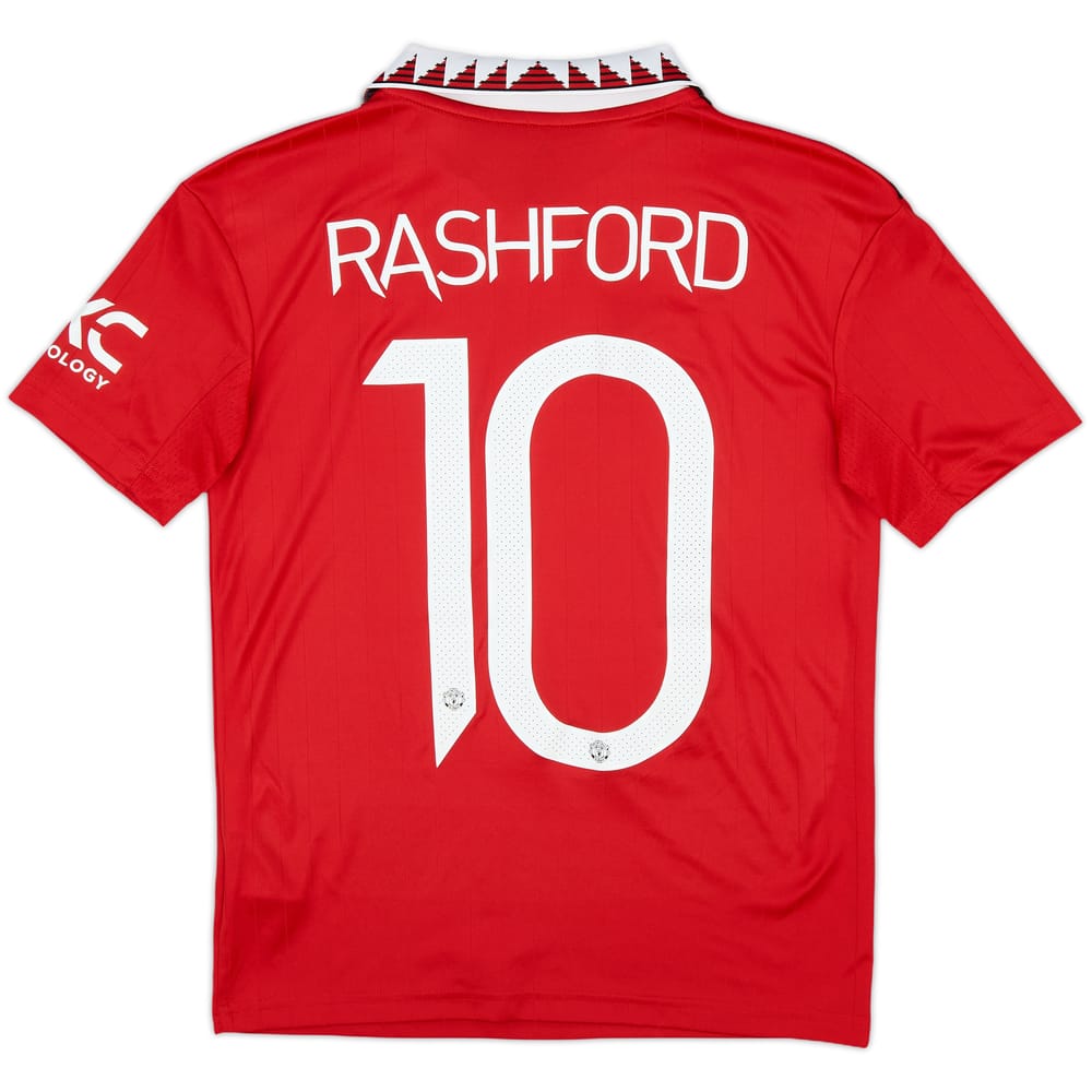 2022-23 Manchester United Home Shirt Rashford #10 - 8/10 - (M.Boys)