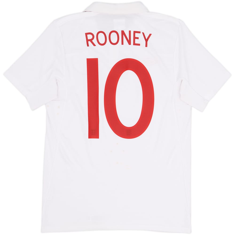 2009-10 England 'South Africa' Home Shirt Rooney #10 - 8/10 - (S)