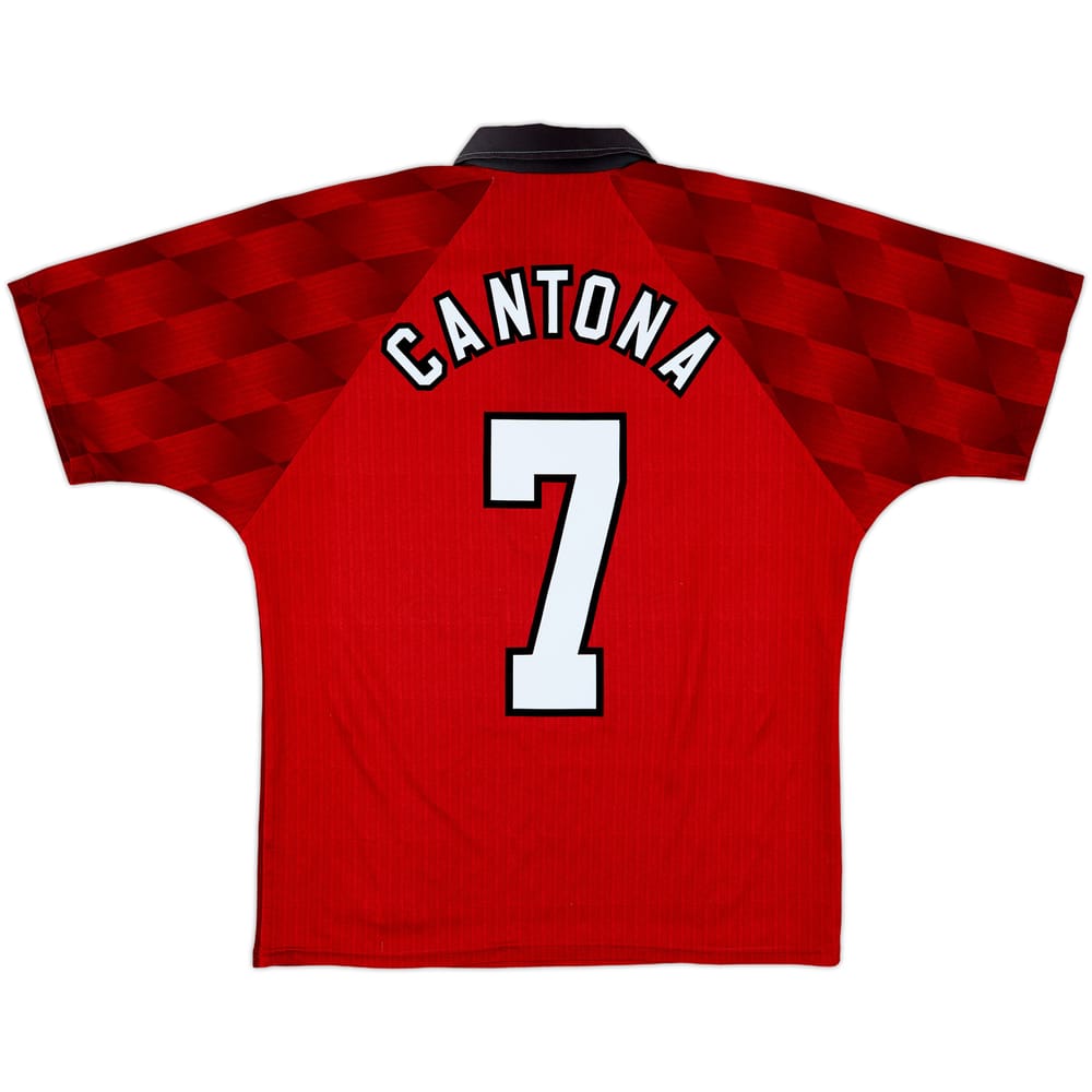 1996-98 Manchester United Home Shirt Cantona #7 - 6/10 - (M)