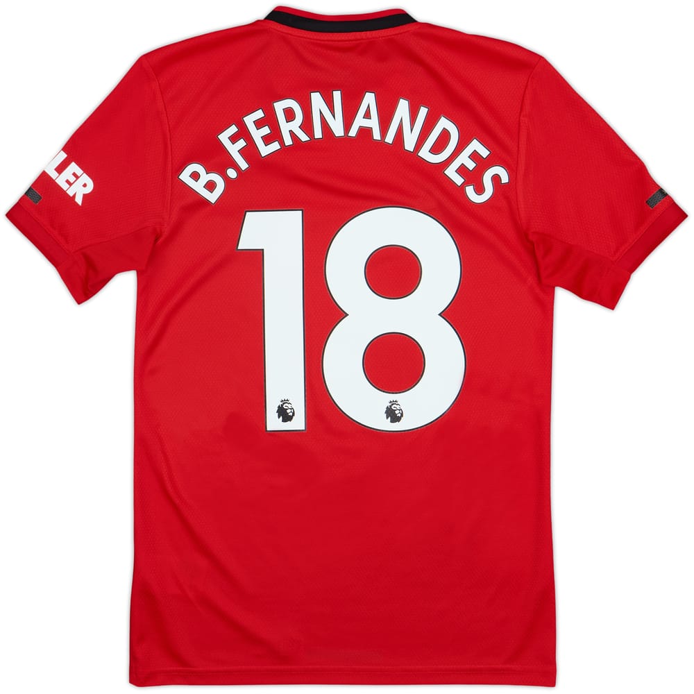 2019-20 Manchester United Home Shirt B.Fernandes #18 - 10/10 - (XS)
