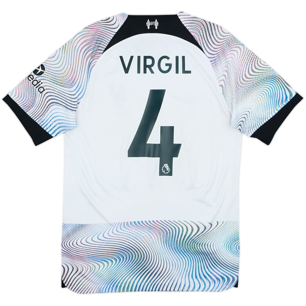2022-23 Liverpool Away Shirt Virgil #4 - 8/10 - (S)