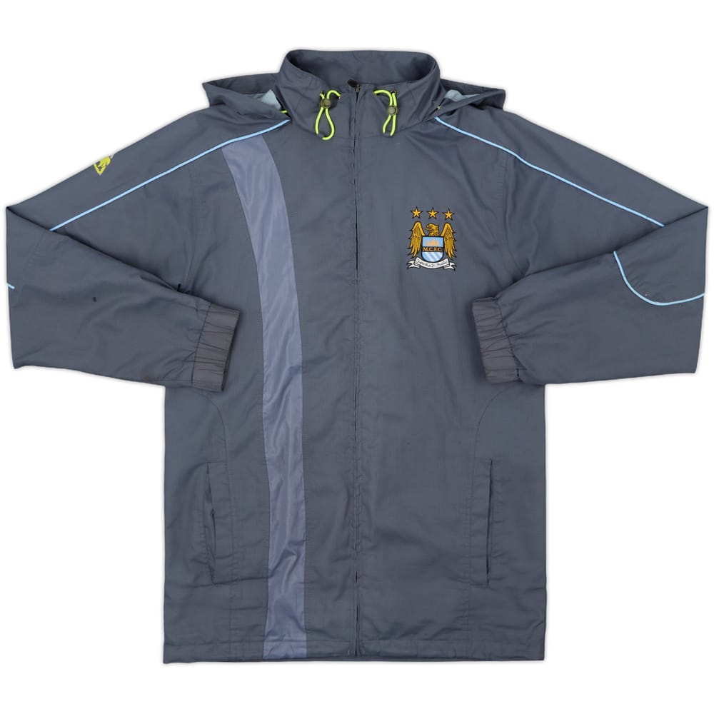 2007-09 Manchester City Le Coq Sportif Hooded Rain Jacket - 6/10 - (S)