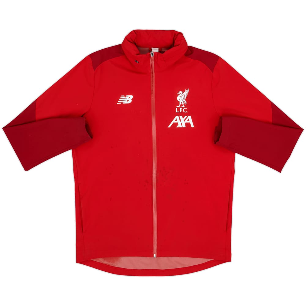 2018-19 Liverpool New Balance Hooded Track Jacket - 5/10 - (L)