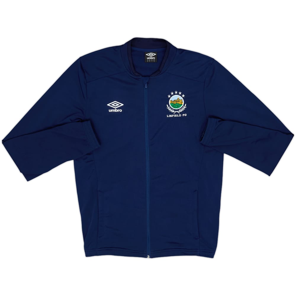 2019-20 Linfield Umbro Track Jacket - 8/10 - (M)