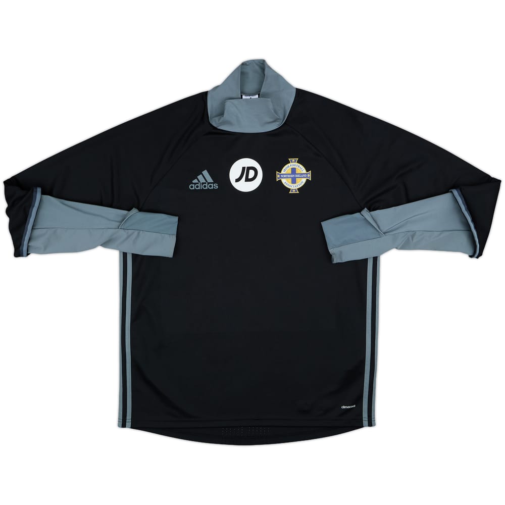 2015-16 Northern Ireland adidas Drill Top - 8/10 - (L)