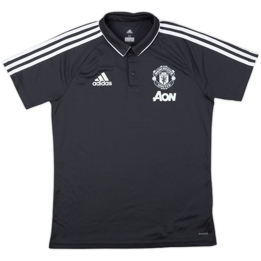 2017-18 Manchester United adidas Polo Shirt - 9/10 - (M)